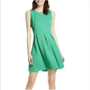 Kelly Green Fit and Flare Mini Dress